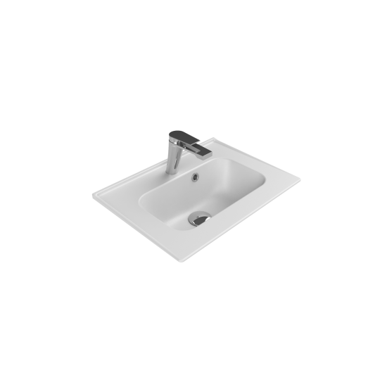 Νιπτήρας Επίπλου Πορσελάνης 50x36cm Cerastyle Blue 041900-u Λευκό Νιπτήρας Επίπλου Πορσελάνης 50x36cm Cerastyle Blue 041900-u Λευκό