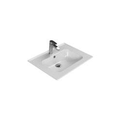 Νιπτήρας Επίπλου Πορσελάνης 60x47cm Cerastyle Blue 042000-u Λευκό