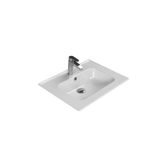 Νιπτήρας Επίπλου Πορσελάνης 60x47cm Cerastyle Blue 042000-u Λευκό Νιπτήρας Επίπλου Πορσελάνης 60x47cm Cerastyle Blue 042000-u Λευκό