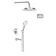 Μπαταρία Εντοιχισμού Duscheline Concealed 3 Way Icon Chromefull DM-2769 Χρωμέ