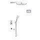 Μπαταρία Εντοιχισμού Duscheline Concealed 3 Way Pera Chromefull DM-2771 Χρωμέ Μπαταρία Εντοιχισμού Duscheline Concealed 3 Way Pera Chromefull DM-2771 Χρωμέ