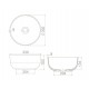Επικαθήμενος Νιπτήρας Πορσελάνης Cerastyle Aqua Φ33 cm 077608-97 Cappuccino (Μπεζ) Ματ Επικαθήμενος Νιπτήρας Πορσελάνης Cerastyle Aqua Φ33 cm 077608-97 Cappuccino (Μπεζ) Ματ