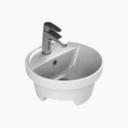 Ένθετος Νιπτήρας Πορσελάνης Φ38 Cerastyle Suit 078000-u Λευκό