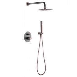 Μίκτης Εντοιχισμού 2 Εξόδων IMEX LINE GTD038/GC Γκρι Ματ/ Σαμπανιζέ