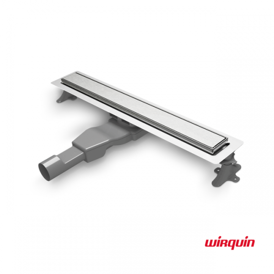 Κανάλι Ντουζiέρας Σιφών Wirquin Flat Linear FL400 40cm Ανοξείδωτο Χρωμέ Κανάλι Ντουζiέρας Σιφών Wirquin Flat Linear FL400 40cm Ανοξείδωτο Χρωμέ