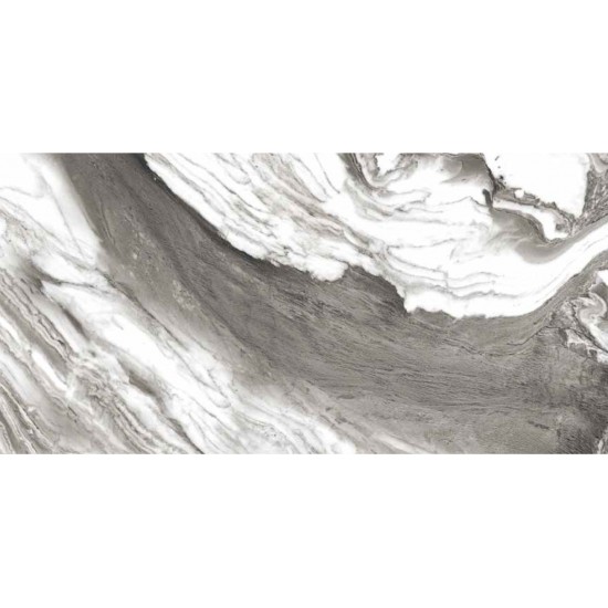 Πλακάκι Nero Volcano 60Χ120 Μάρμαρο Γυαλιστερό Rettificato