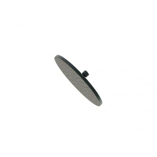 Ανοξείδωτος κώδωνας Ντουζ Modea Slim Φ25cm 00-03126/B Μαύρος