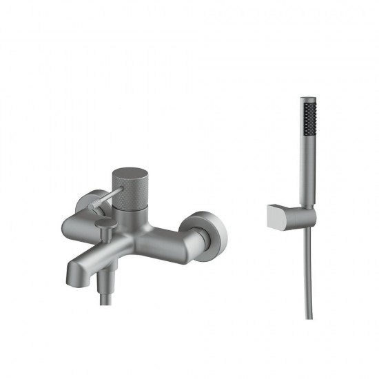 Μπαταρία Λουτρού Orabella Terra 10183 Gun Metal Με Τηλέφωνο Μπαταρία Λουτρού Orabella Terra 10183 Gun Metal Με Τηλέφωνο