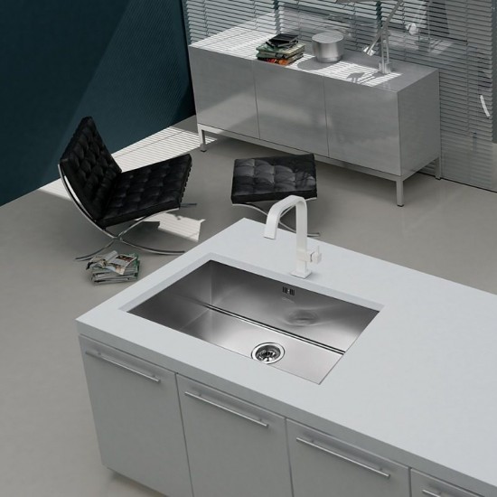 Νεροχύτης Υποκαθήμενος Apell Amalthea 7472-110 74x41.8 Inox Σατινέ Νεροχύτης Υποκαθήμενος Apell Amalthea 7472-110 74x41.8 Inox Σατινέ