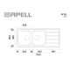 Νεροχύτης Ένθετος Apell Area 8216-110 116x50 Inox Σατινέ Νεροχύτης Ένθετος Apell Area 8216-110 116x50 Inox Σατινέ