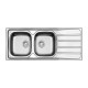 Νεροχύτης Ένθετος Apell Area 8216-110 116x50 Inox Σατινέ Νεροχύτης Ένθετος Apell Area 8216-110 116x50 Inox Σατινέ