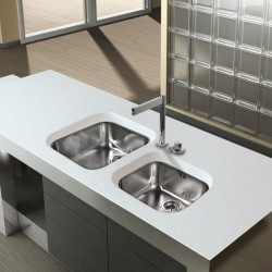 Νεροχύτης Υποκαθήμενος Apell Ferrara 8445-110 47x42 Inox Σατινέ