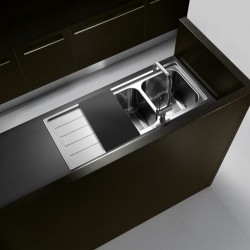 Νεροχύτης Ένθετος Apell Linear 8516-110 116x50 Inox Σατινέ 