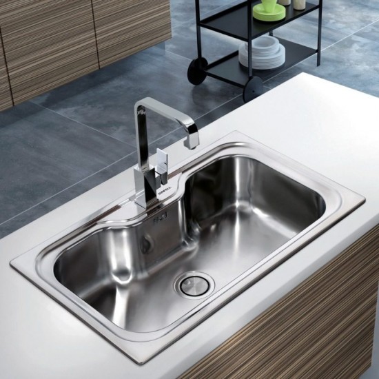 Νεροχύτης Ένθετος Apell CR860 CR860-110 86x51 Inox Σατινέ Νεροχύτης Ένθετος Apell CR860 CR860-110 86x51 Inox Σατινέ