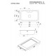 Νεροχύτης Ένθετος Apell CR860 CR860-110 86x51 Inox Σατινέ Νεροχύτης Ένθετος Apell CR860 CR860-110 86x51 Inox Σατινέ