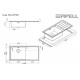 Νεροχύτης Ένθετος Apell Linear Plus LNP1001 R-110 100x50 Inox Σατινέ Νεροχύτης Ένθετος Apell Linear Plus LNP1001 R-110 100x50 Inox Σατινέ