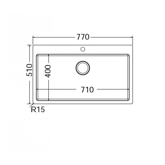 Νεροχύτης Ένθετος Apell Linear Plus LNP77-110 77x51 Inox Σατινέ Νεροχύτης Ένθετος Apell Linear Plus LNP77-110 77x51 Inox Σατινέ