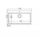 Νεροχύτης Ένθετος Apell Linear Plus LNP77-110 77x51 Inox Σατινέ Νεροχύτης Ένθετος Apell Linear Plus LNP77-110 77x51 Inox Σατινέ