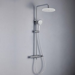 Στήλη Ντουζ Με Στρόγγυλη Κεφαλή Orabella Imperial 10237 Χρωμέ 88-118cm