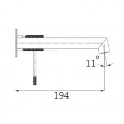 Μπαταρία Νιπτήρος Εντοιχισμού Orabella Terra 10255 Rose Gold 