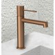 Μπαταρία Νιπτήρος Orabella Terra 10251 Rose Gold Με Βαλβίδα Clic Clac