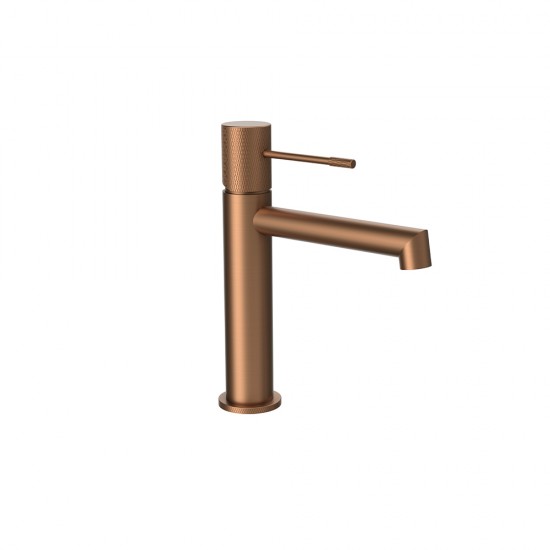 Μπαταρία Νιπτήρος Orabella Terra 10251 Rose Gold Με Βαλβίδα Clic Clac