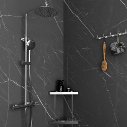 Στήλη Ντουζ Με Στρόγγυλη Κεφαλή Orabella Preciosa 10260 Χρωμέ 88-118cm