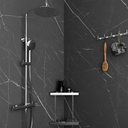 Στήλη ντουζ με στρόγγυλη κεφαλή Orabella Elegance 10244 Χρωμέ 88-118cm