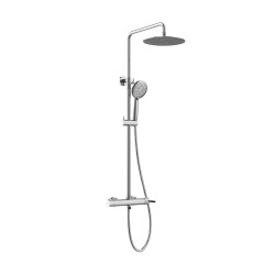 Στήλη Ντουζ Με Στρόγγυλη Κεφαλή Orabella Marea 10267 Χρωμέ 88-118cm