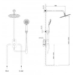 Σετ Εντοιχισμού Orabella Marea 10277 Χρωμέ 