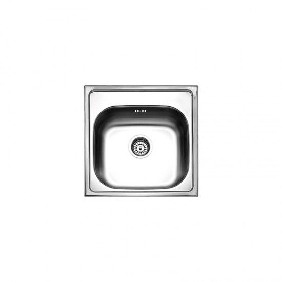 Νεροχύτης Ένθετος Ανοξείδωτος Fortinox Valley 25050-110 50x50 Inox Σατινέ Νεροχύτης Ένθετος Ανοξείδωτος Fortinox Valley 25050-110 50x50 Inox Σατινέ