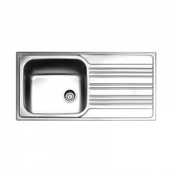 Νεροχύτης Ένθετος Fortinox Valley 25110-110 100x50 Inox Σατινέ