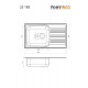 Νεροχύτης Ένθετος Fortinox Valley 25185-110 86x50 Inox Σατινέ Νεροχύτης Ένθετος Fortinox Valley 25185-110 86x50 Inox Σατινέ
