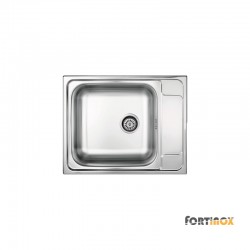 Νεροχύτης Ένθετος Fortinox Valley 26150-110 63x50cm Inox Σατινέ 