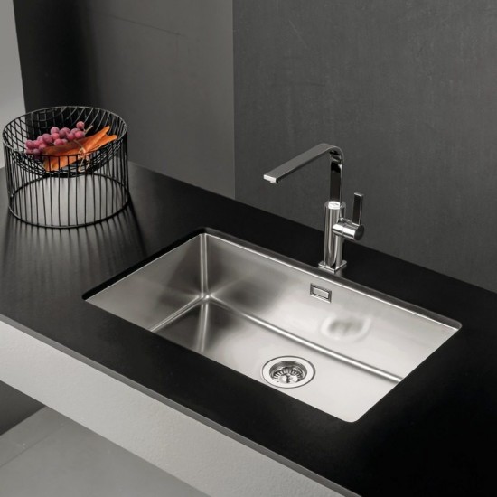 Νεροχύτης Υποκαθήμενος Apell Scuadro 28077-110 75x44 Inox Σατινέ
