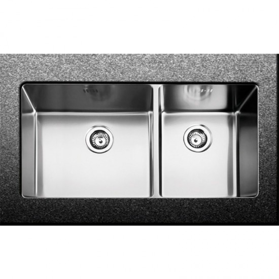 Νεροχύτης Υποκαθήμενος Fortinox Scuadro 28285-110 85x44 Inox Σατινέ