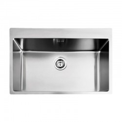 Νεροχύτης Ένθετος Fortinox Scuadro 29075-110 76x50.5 Inox Σατινέ 