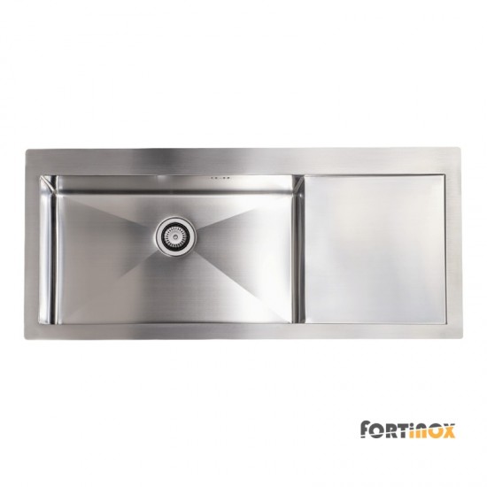 Νεροχύτης Ένθετος Fortinox Scuadro Με Ποδιά Δεξιά 29115R-110 116x51 Inox Σατινέ Νεροχύτης Ένθετος Fortinox Scuadro Με Ποδιά Δεξιά 29115R-110 116x51 Inox Σατινέ