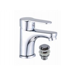 Μπαταρία Nιπτήρα Χαμηλή Αναμεικτική Kramer GR301 WTS Χρωμέ Τετραγωνισμένη Minimal με Αυτόματη Βαλβίδα 