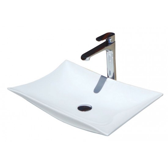 Νιπτήρας Επικαθήμενος Πορσελάνης 56x41cm Gloria Suite New 11-8358 Λευκός Νιπτήρας Επικαθήμενος Πορσελάνης 56x41cm Gloria Suite New 11-8358 Λευκός