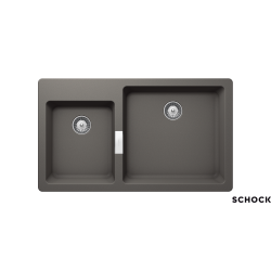 Ένθετος Νεροχύτης Γρανιτένιος Συνθετικός Schock Cristadur Mono 86x50cm Silverstone