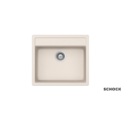 Ένθετος Νεροχύτης Γρανιτένιος Schock Cristalite Manhattan 57x51cm Everest Ένθετος Νεροχύτης Γρανιτένιος Schock Cristalite Manhattan 57x51cm Everest