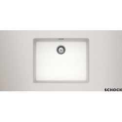 Υποκαθήμενος Νεροχύτης Γρανιτένιος Schock Cristalite Manhattan 55.6x45.6cm Superwhite