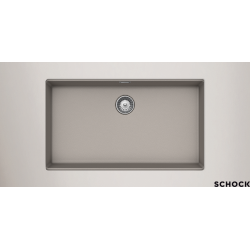 Υποκαθήμενος Νεροχύτης Γρανιτένιος Συνθετικός Schock Cristalite Manhattan 75x45,6 Concrete Beton