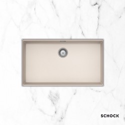 Υποκαθήμενος Νεροχύτης Γρανιτένιος Συνθετικός Schock Cristalite Manhattan 75x45,6 Everest