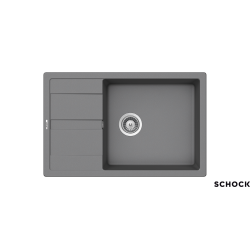 Ένθετος Νεροχύτης Γρανιτένιος Συνθετικός Schock Cristalite Manhattan 78x50cm Croma