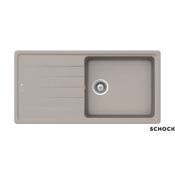 Ένθετος Νεροχύτης Γρανιτένιος Συνθετικός Schock Cristalite Element 100x50cm Concrete Beton