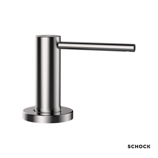 Διανομέας υγρού σαπουνιού Schock 629169-110 dispenser νεροχύτη 500ml μεταλλικός Inox