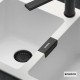 Βαλβίδα Νεροχύτη Schock 629345-400 Puro (Μαύρο)