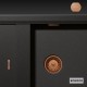 Βαλβίδα Νεροχύτη Schock 629620-222 Copper (Μπεζ) Με Υπερχείλιση 